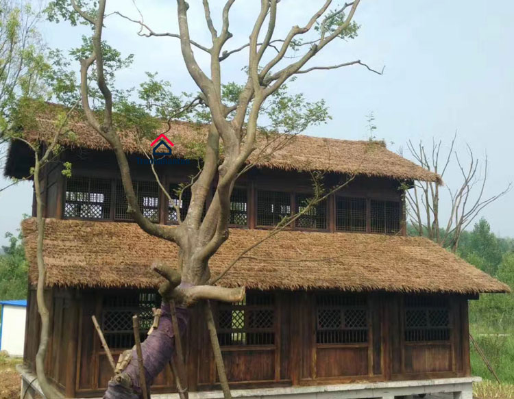 Rơm nhân tạo tại Đà Nẵng, dự án nhà mái lá chống cháy tiêu chuẩn 2024